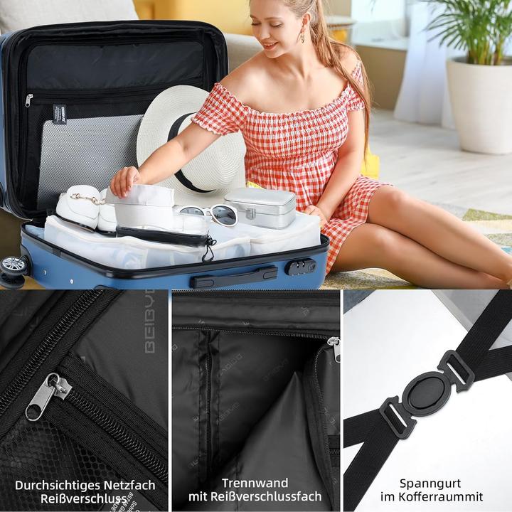 Produktbild Beibye Hartschalen-Trolley (45 l, Handgepäck (bis 50l))