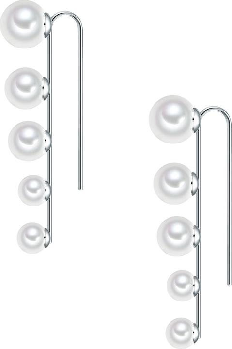 Produktbild Lulu & Jane Damen Messing Muschelkernperle silber - 29495 (Messing)
