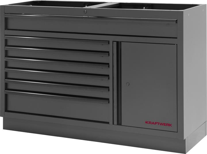 Produktbild Kraftwerk MOBILIO Schubladenschrank Schubladen BLK (136 cm, 91 cm)