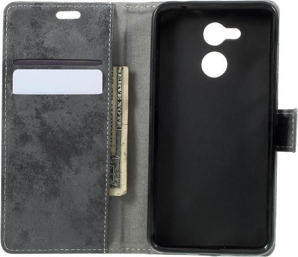 Produktbild MU Classic Vintage Look Leder Hülle (Honor V9 Play, Honor 6C Pro)