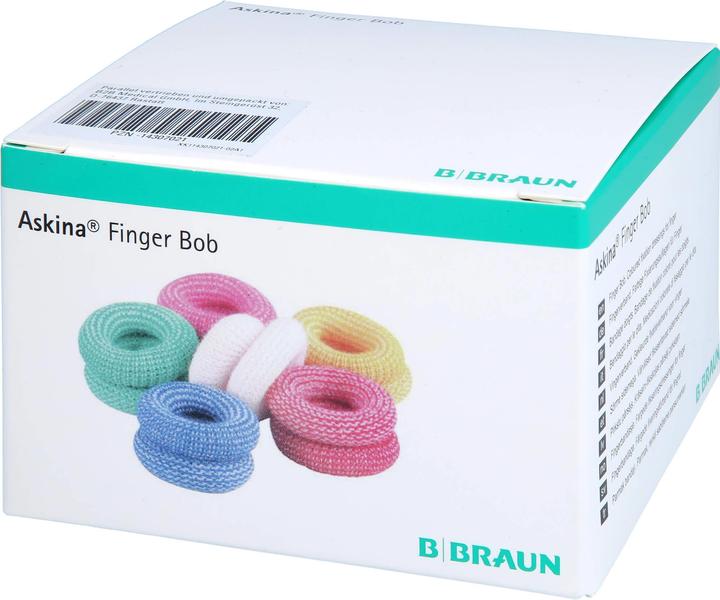 Produktbild Askina Fingerschnellverband Finger Bob farbig 6 Stück