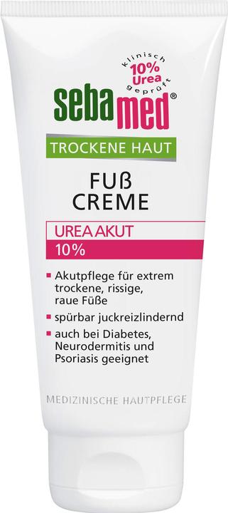 Image du produit Sebamed Sebmed, crème pour les pieds 10% urée, 100 ml (Crème et gel pour les pieds, 100 ml)