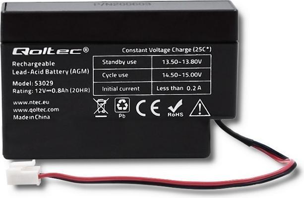 Produktbild Qoltec 53029 (12 V, 800 mAh)