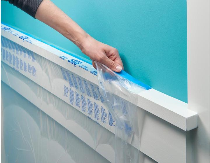 Produktbild Scotch Blue Abdeckpapier mit Malerabdeckband (600 mm)
