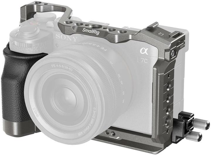 Image du produit SmallRig “HawkLock” Quick Release Cage Kit with Silicone Handle for Sony Alpha 7C II / 7CR 5198 (Cage Accessoires)