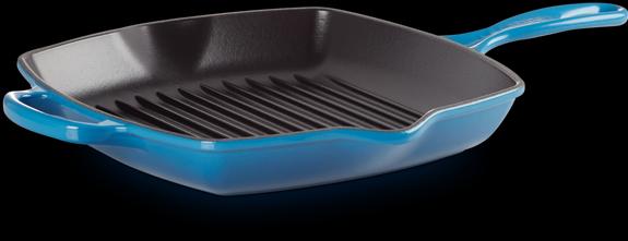 Actual product image Le Creuset Signature (26 cm, Grill pan, Cast iron, Enamel)