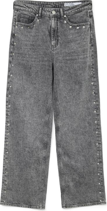 Vero Moda VMTESSA Hohe Taille Weiter Beinschnitt Jeans Weit geschnitten (W27/L30)