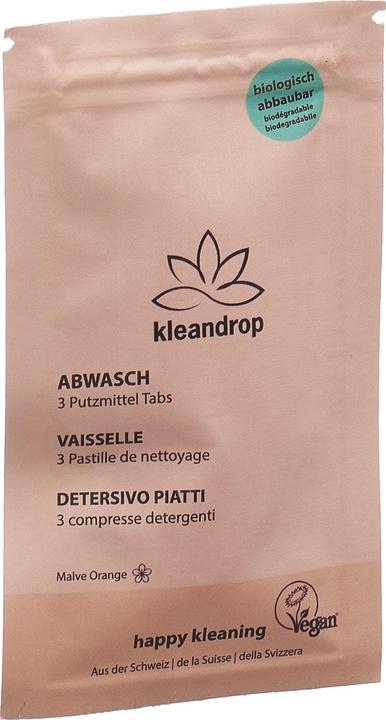 Produktbild Kleandrop Abwaschreiniger (Tabletten, 3 Waschgänge)