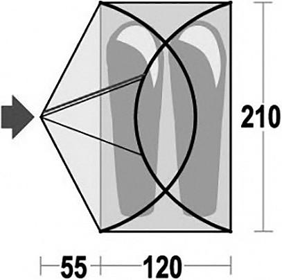Produktbild Ferrino Maverick (Kuppelzelt, 2.50 kg, 2 Personen)