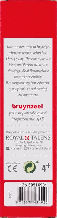 Actual product image Bruynzeel Colored pencil Colorexpress (White, 12 x)