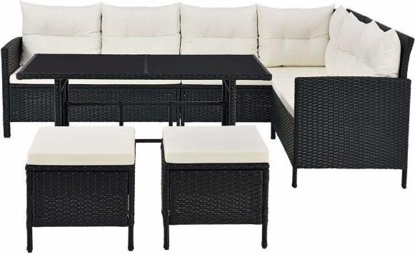 Produktbild Juskys Polyrattan Lounge Manacor mit Gartenmöbel