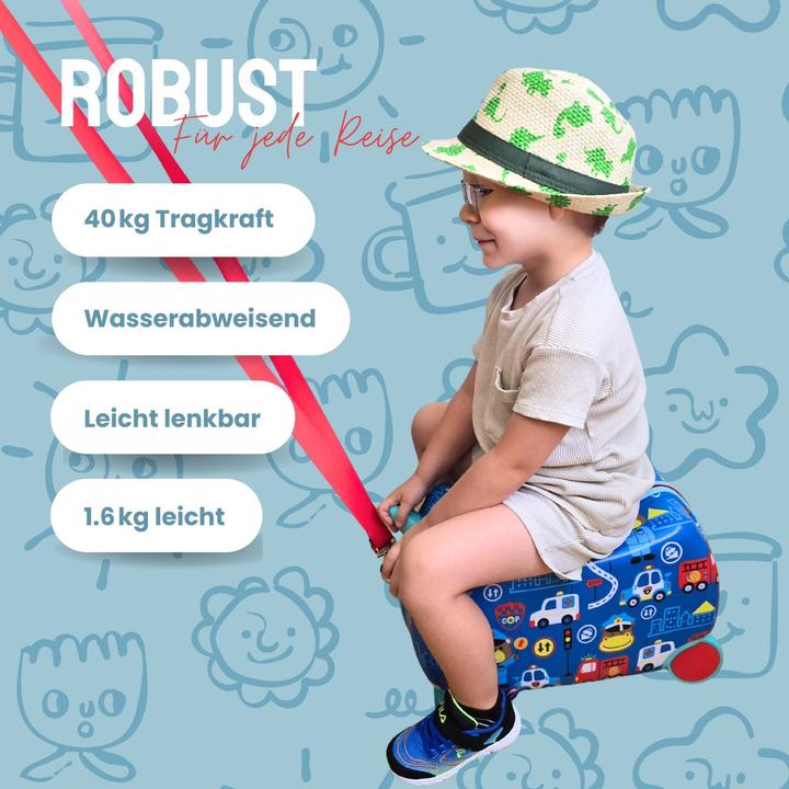 Produktbild Hermex Kinderkoffer Hartschalenkoffer Reisegepäck Kindertrolley Koffer (18 l, Handgepäck (bis 50l))