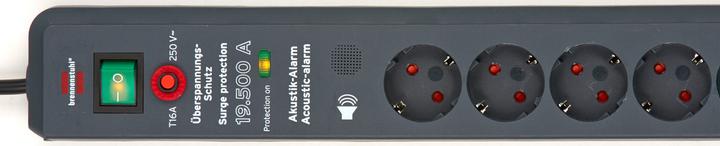 Produktbild Brennenstuhl Secure-Tec (6 x, CEE 7/5, 3 m)