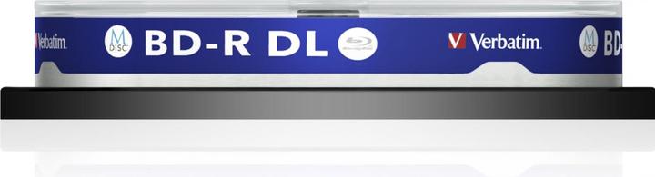 Produktbild Verbatim 1x10 M-Disc BD-R BluRay 50GB 6x Speed Cakebox printable (10 x)