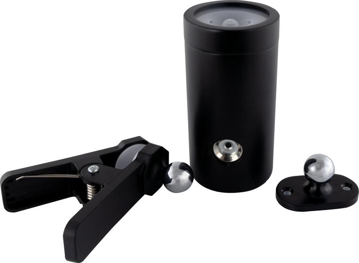 Produktbild REV LED Akku Clip Leuchte mit Schalter, schwarz 2014100400 (180 lm)