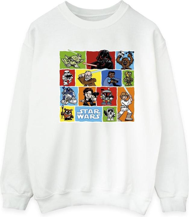 Star Wars Comic Drawing Montage Sweatshirt (L)