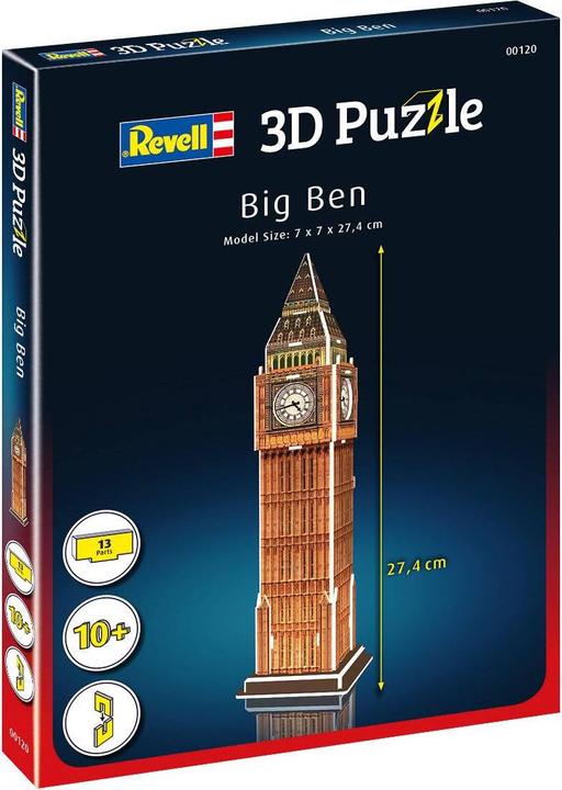 Actual product image Revell 3D Puzzle Big Ben (13 pieces)