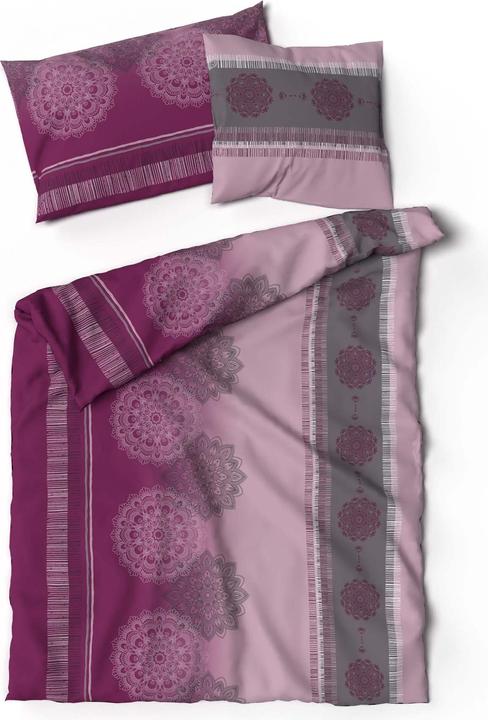 Produktbild Lotus Bettwaren Bettwäsche Satin Alize beere (Duvetbezug, 200 x 210 cm)