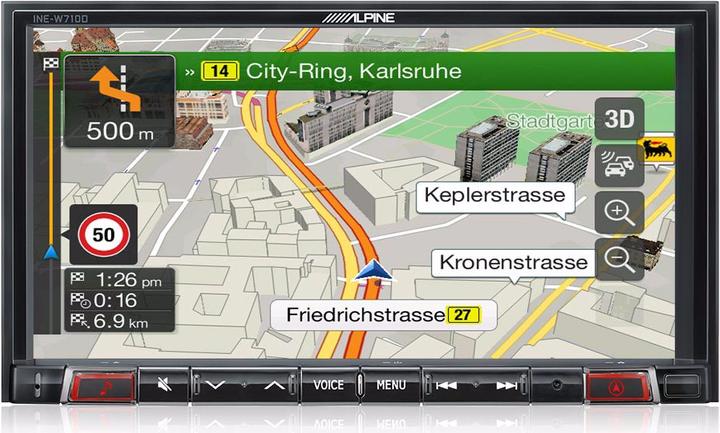 Produktbild Alpine Advanced Navi Station INE-W710D (Apple Carplay)