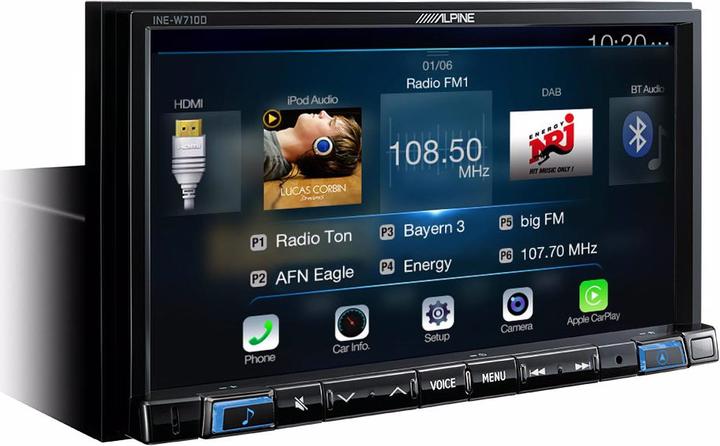 Produktbild Alpine Advanced Navi Station INE-W710D (Apple Carplay)