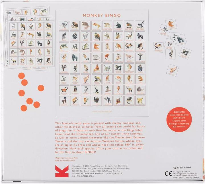 Produktbild Gesellschaftsspiel Monkey Bingo (Englisch)