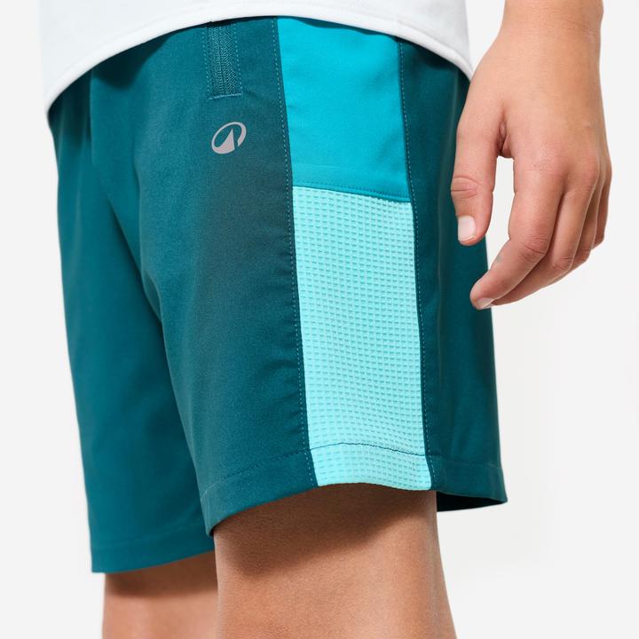 Actual product image Decathlon Shorts Sporthose Kinder atmungsaktiv - grün/türkis (12, 13, 14)