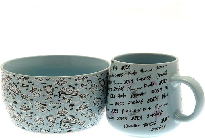 Image du produit Friends Set petit déjeuner gribouillé Céramique (0.39 l, 1 x)