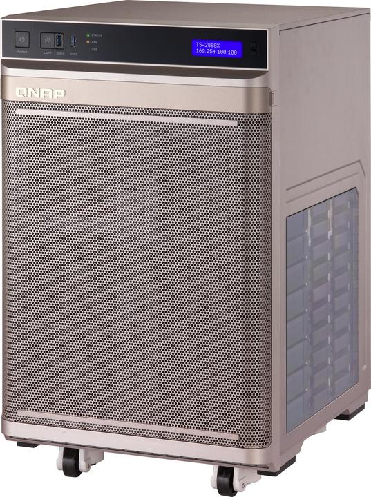 Image du produit QNAP TS-2888X-W2195-128G 28 baies Processeur Intel Xeon W-2195 18 coeurs DDR4 ECC Max. (0 TB)