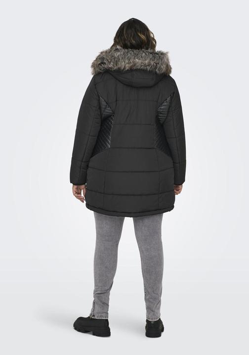 Produktbild Only Curvy Fellkapuzen Mantel (XL)