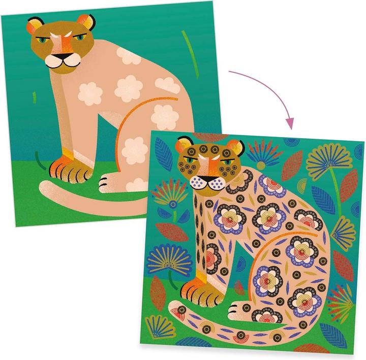 Produktbild Djeco Stempeln Muster und Tiere