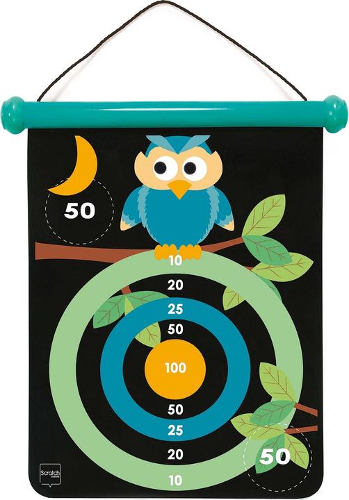 Image du produit Scratch Jeu de fléchettes magnétique Hibou moyen (1 x)