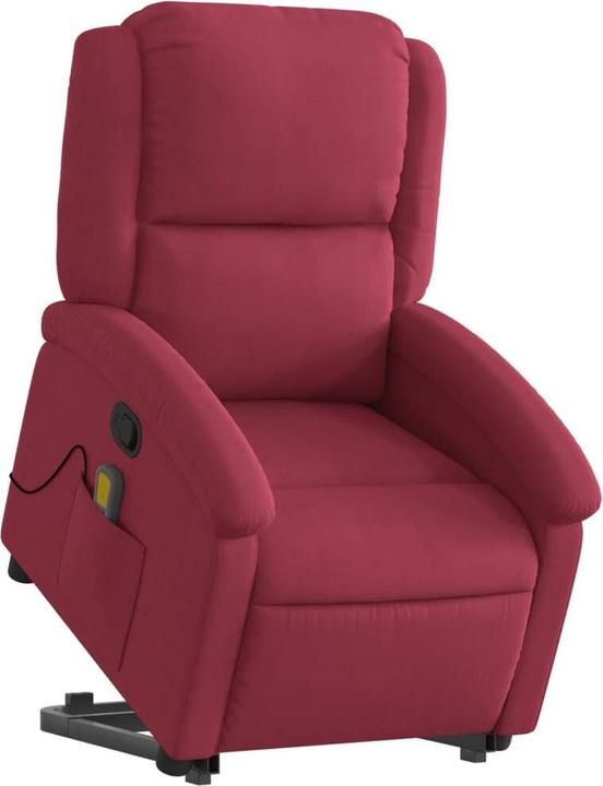 VidaXL Massagesessel mit Aufstehhilfe Samt