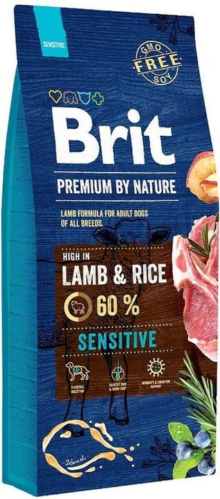Actual product image Brit PREMIUM Dog with lamb and rice 15kg (Senior, 1 pcs., 15000 g)