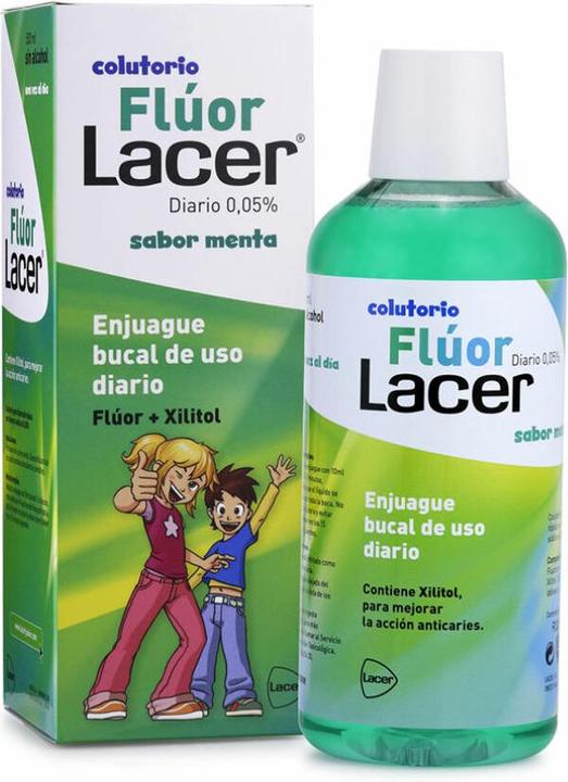 Immagine prodotto Lacer Fluoro quotidiano 0 05 Menta 500ml (500 ml, Collutorio)