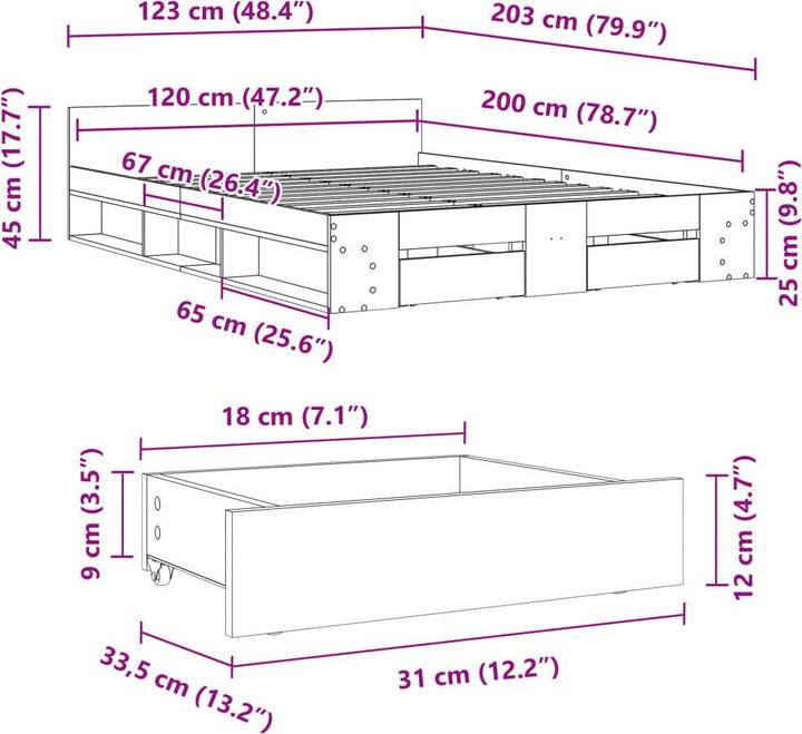 Produktbild VidaXL Keran (160 x 200 cm)