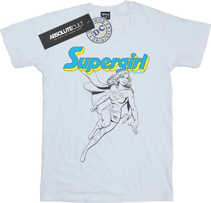 Supergirl Mono Action Pose TShirt (S)