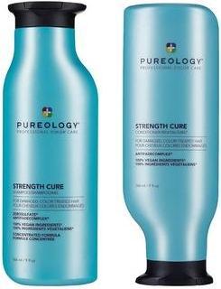 Produktbild PUREOLOGY Strength Cure Damaged Hair Shampoo and Conditioner Set for Strengthening Color Treated Hair 9 Fl Oz (Haarpflege set)