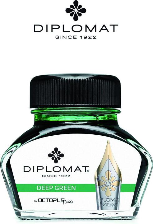 Actual product image Diplomat and ink Diplo Octopus 30 ml dark green glass (Refill unit, Dark green)