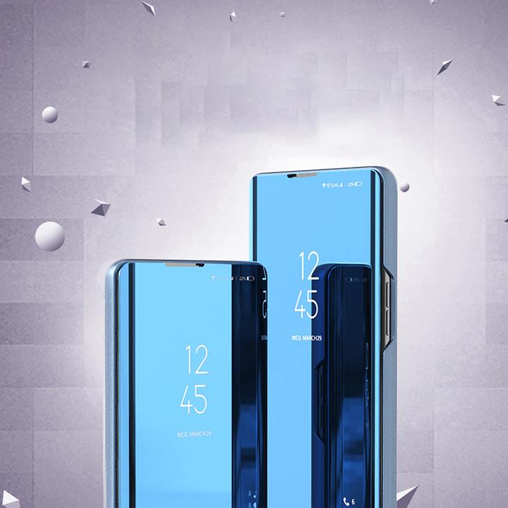 Produktbild Hurtel Back panel cover Clear View Case for Samsung Galaxy A36 Cover with Flip - Blue (Samsung Galaxy A36)