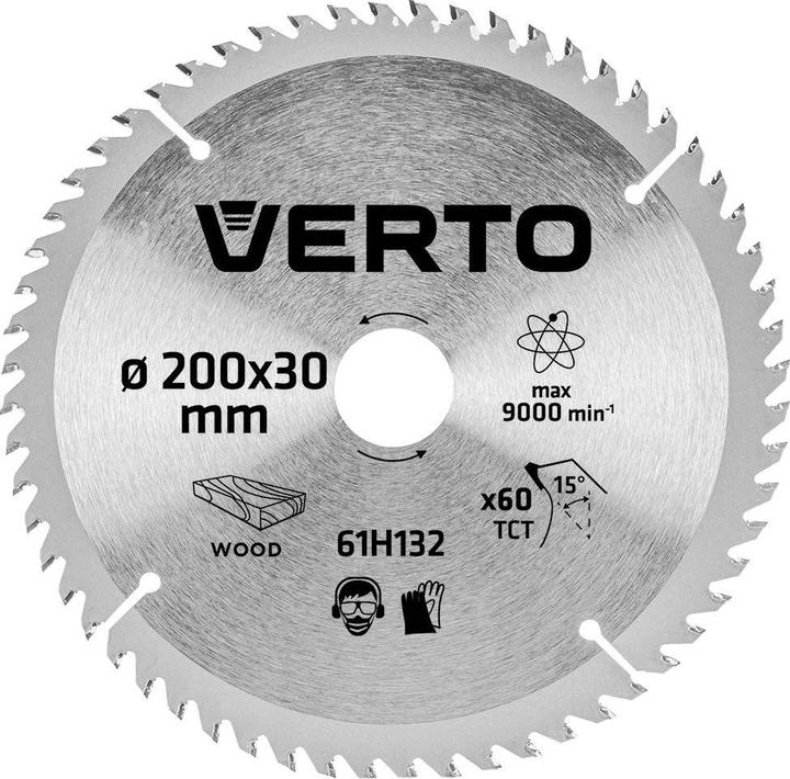 Produktbild Verto Kreissäge 200x30mm 60Z 61H132