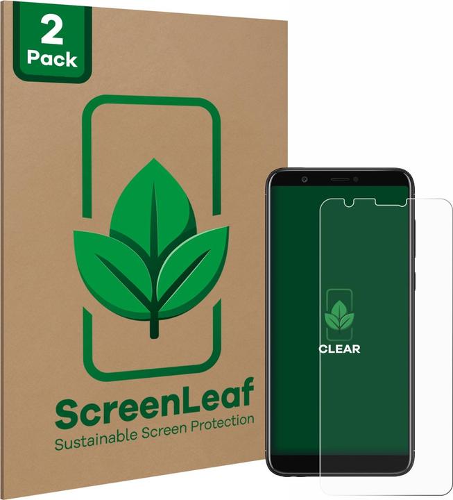 Image du produit ScreenLeaf Film de protection durable Protection d'écran Film clair transparent (2 pièce(s), Huawei P Smart (2018))