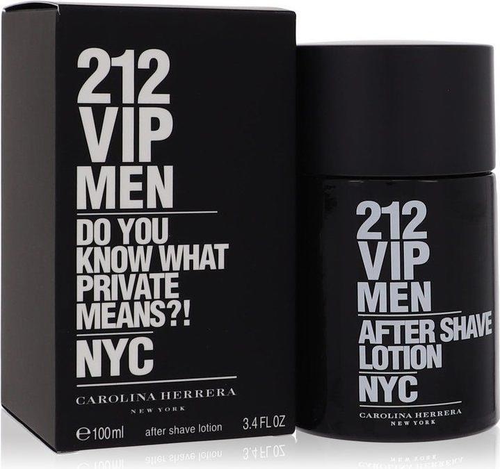Actual product image Carolina Herrera 212 Vip (Aftershave Lotion, 100 ml)