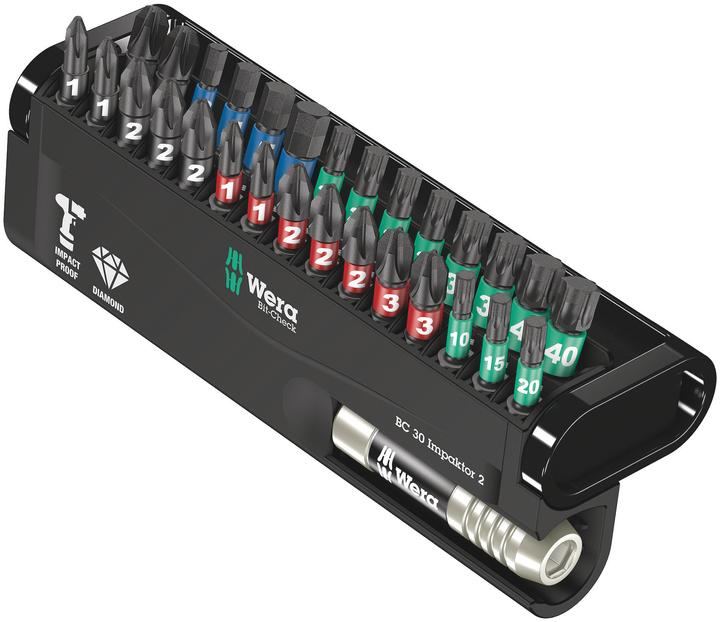 Wera Bit-Check 30 Impaktor 2 (1 x 6 x 25 mm, 1 x 3 x 25 mm, 1 x 5 x 25 mm, 1 x 4 x 25 mm)