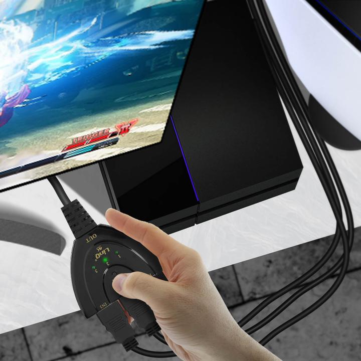 Actual product image LinQ HDMI switch 3 connections HDMI Full HD