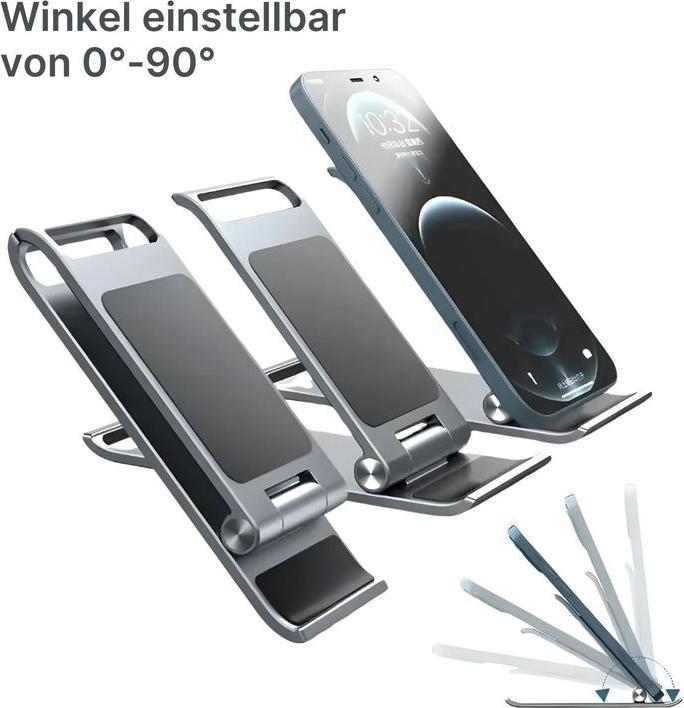 Immagine prodotto Hermex Supporto universale per smartphone e tablet Supporto per smartphone Scaffale per tablet