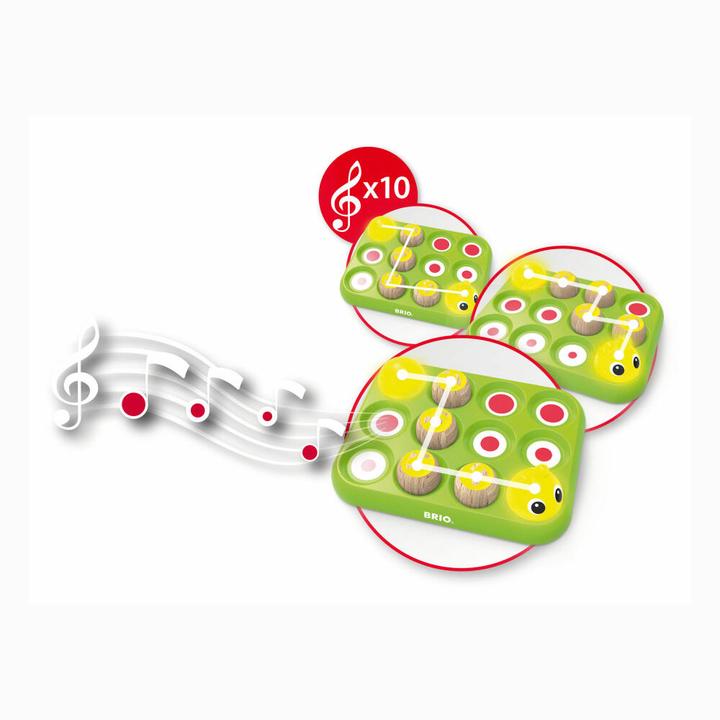 Actual product image Brio Musical Caterpillar (German, Spanish, French, Norwegian, Czech, Polish, Dutch, Finnish, Japanese, Danish, Swedish, Italian, Portuguese, English, Slovak)