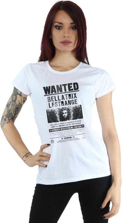 Immagine prodotto Maglietta in cotone da donna/ragazzo Bellatrix Lestrange Wanted Poster (M)