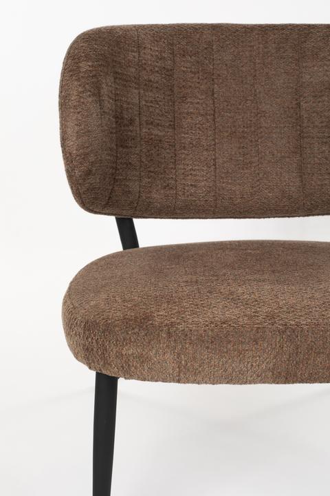 Actual product image Zuiver Sanne Lounge Chair Orange Grey