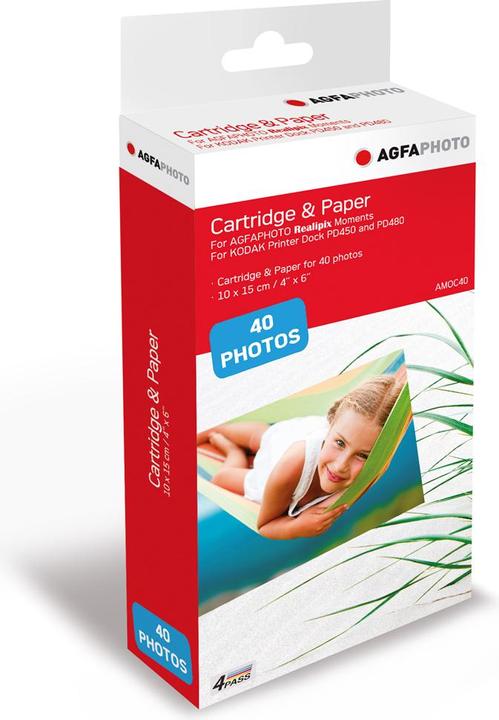 Image du produit AGFAPHOTO Cartouche AMOC-40, 40 photos, Pour AMO46, PD450 WiFi et PD480