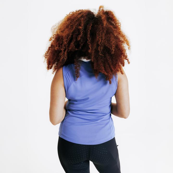 Produktbild Fouganza Reit-Top 500 Mesh Damen blau (42)